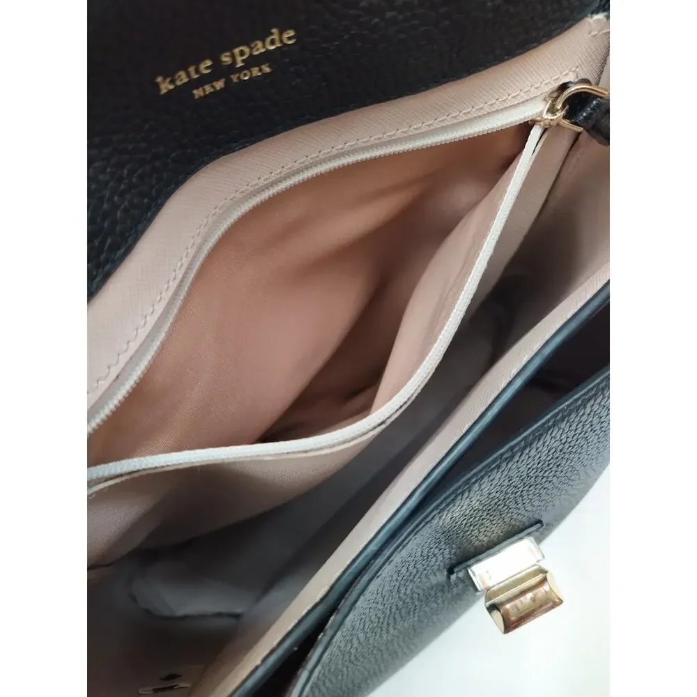 Kate Spade New York Top Handle Turnlock Flap Closure Backpack